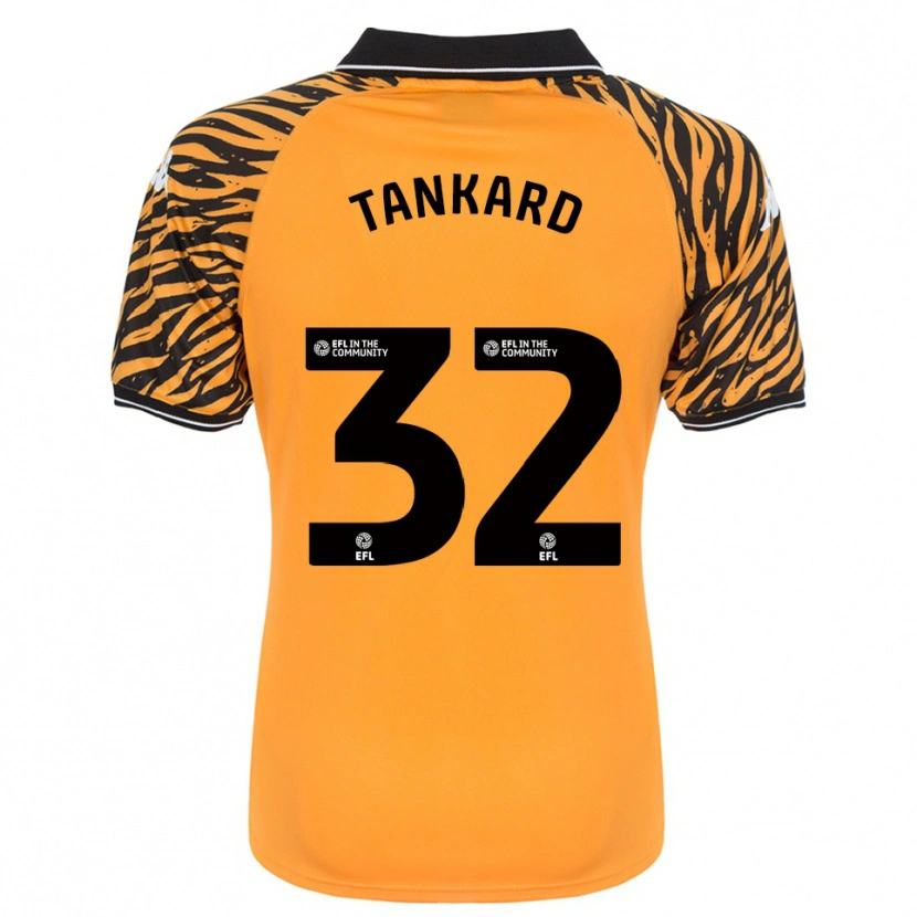 Danxen Uomo Maglia Lily Tankard #32 Arancione Nero Kit Gara Home 2025/26 Maglietta
