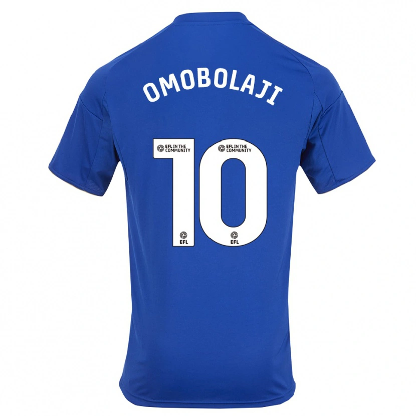Danxen Uomo Maglia Laolu Omobolaji #10 Blu Oro Kit Gara Home 2025/26 Maglietta