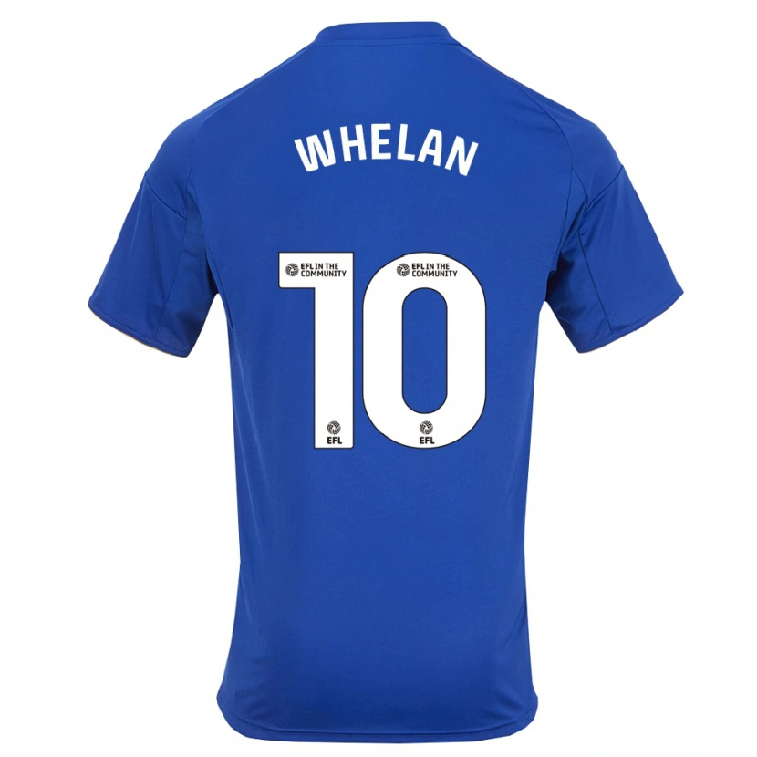 Danxen Uomo Maglia Aileen Whelan #10 Blu Oro Kit Gara Home 2025/26 Maglietta