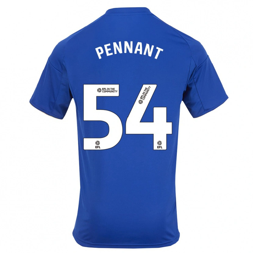 Danxen Uomo Maglia Kian Pennant #54 Blu Oro Kit Gara Home 2025/26 Maglietta