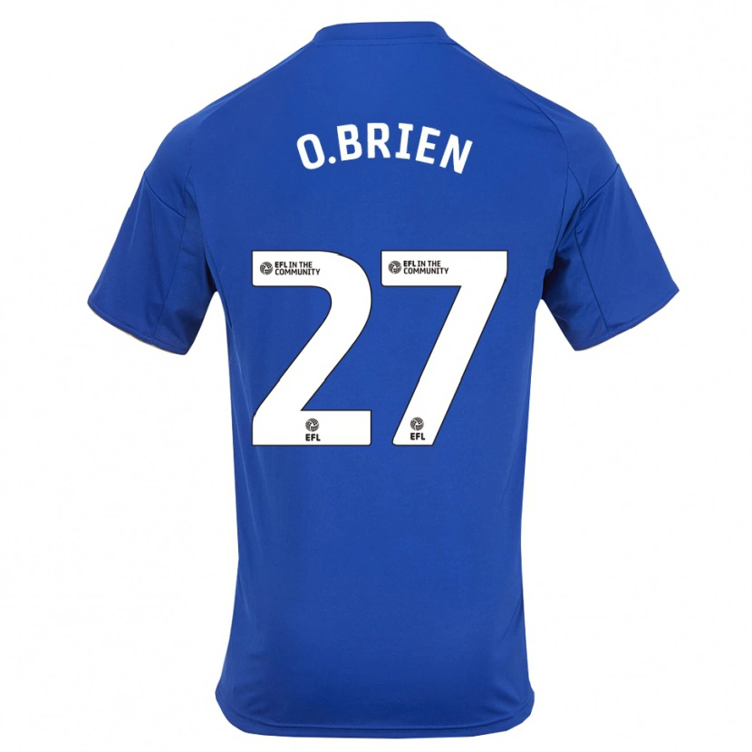 Danxen Uomo Maglia Shannon O.brien #27 Blu Oro Kit Gara Home 2025/26 Maglietta