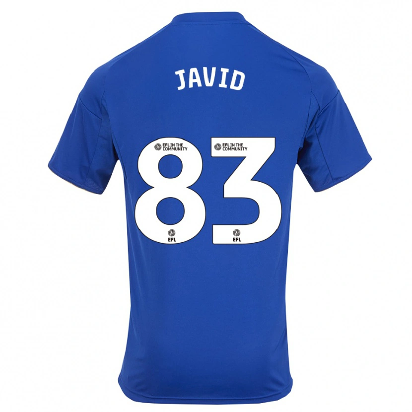 Danxen Uomo Maglia Abdullah Javid #83 Blu Oro Kit Gara Home 2025/26 Maglietta