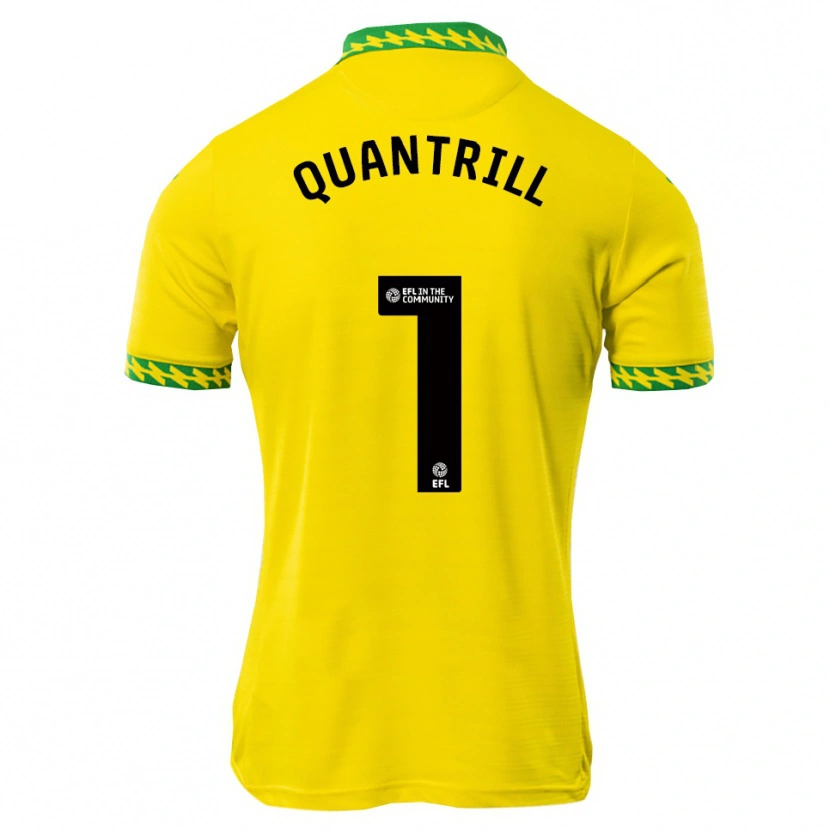 Danxen Uomo Maglia Sarah Quantrill #1 Bianco Verde Kit Gara Home 2025/26 Maglietta