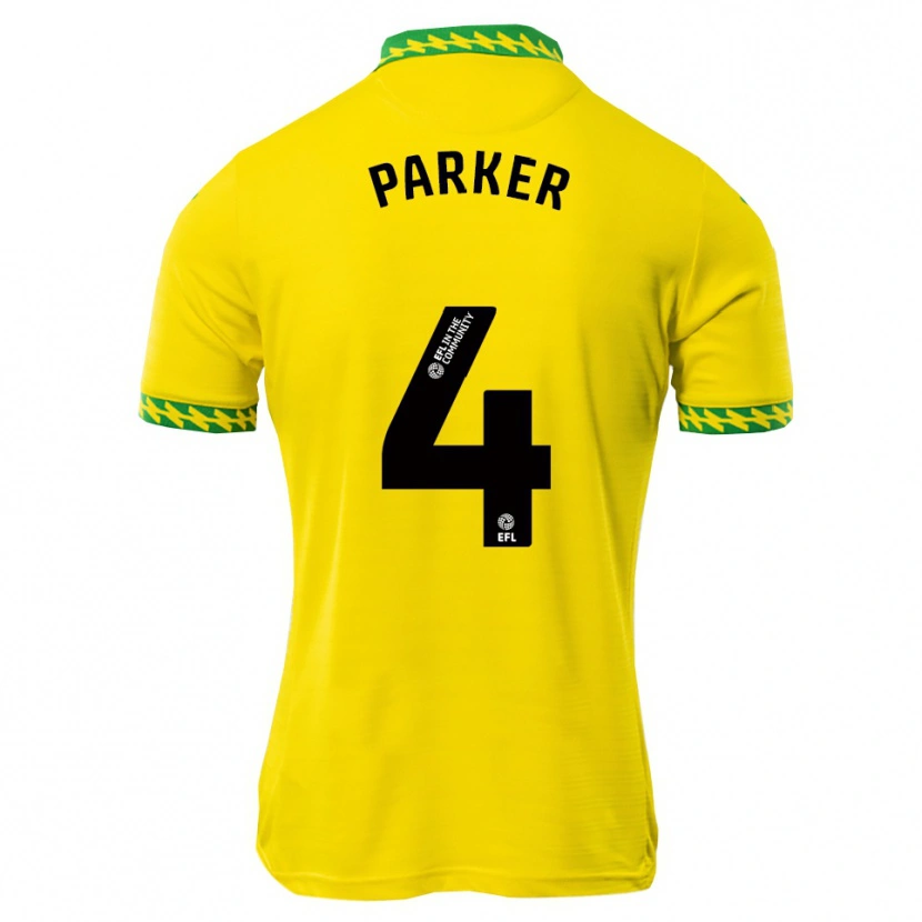 Danxen Uomo Maglia Alice Parker #4 Bianco Verde Kit Gara Home 2025/26 Maglietta