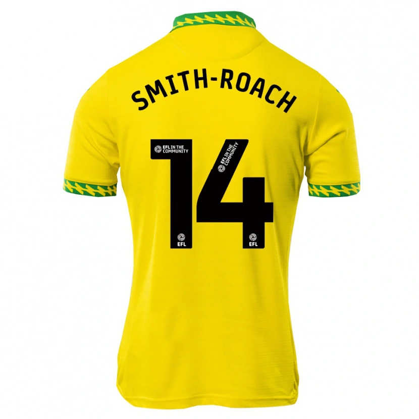 Danxen Uomo Maglia Rio Smith-Roach #14 Bianco Verde Kit Gara Home 2025/26 Maglietta