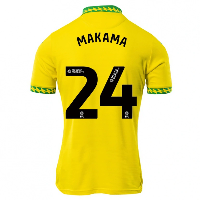 Danxen Uomo Maglia Jovon Makama #24 Bianco Verde Kit Gara Home 2025/26 Maglietta