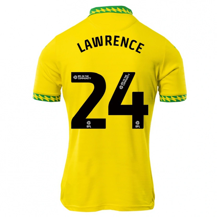 Danxen Uomo Maglia Rachel Lawrence #24 Bianco Verde Kit Gara Home 2025/26 Maglietta