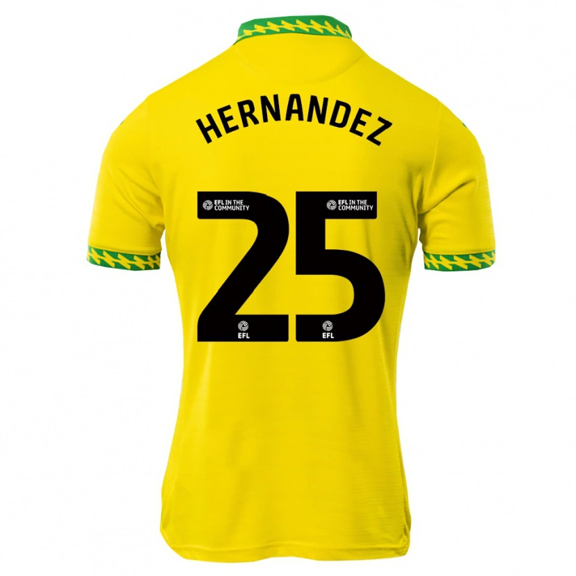 Danxen Uomo Maglia Onel Hernández #25 Bianco Verde Kit Gara Home 2025/26 Maglietta