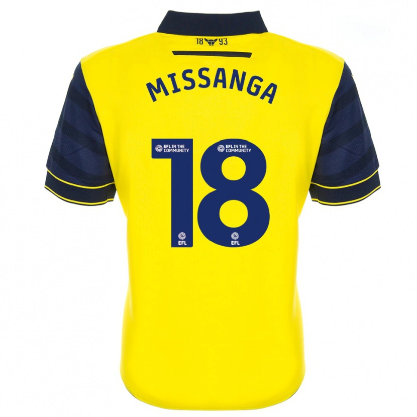 Danxen Uomo Maglia Mo Missanga #18 Giallo Blu Marino Kit Gara Home 2025/26 Maglietta