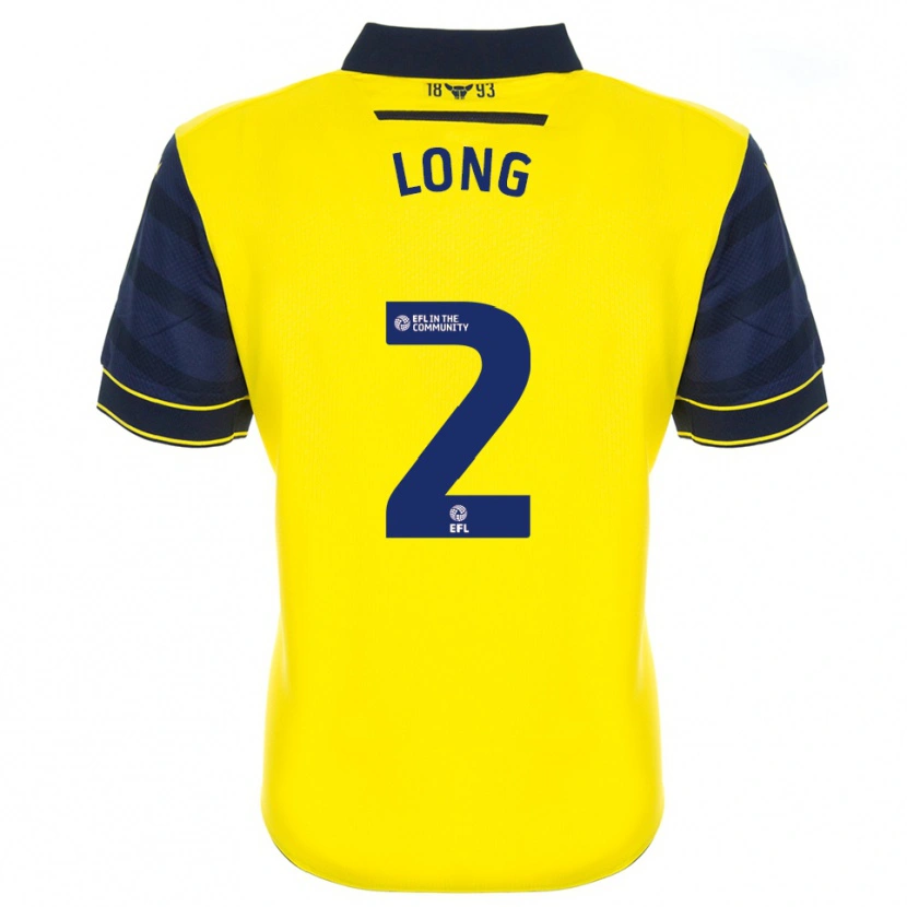 Danxen Uomo Maglia Sam Long #2 Giallo Blu Marino Kit Gara Home 2025/26 Maglietta