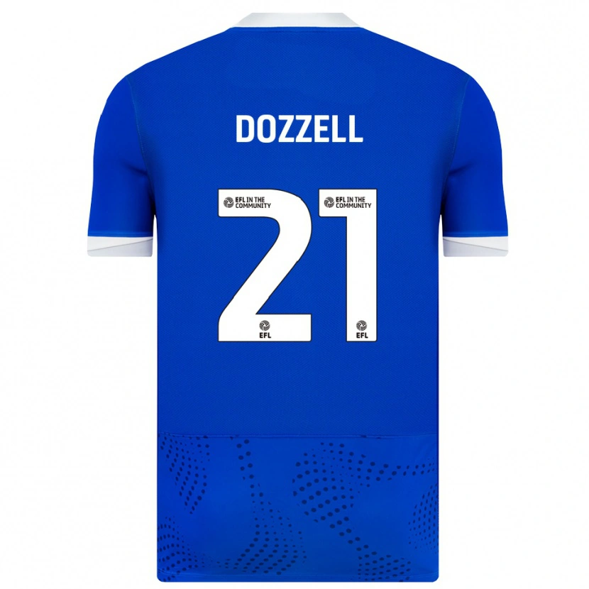 Danxen Uomo Maglia Andre Dozzell #21 Blu Bianco Kit Gara Home 2025/26 Maglietta