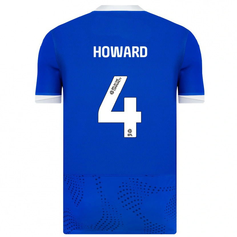 Danxen Uomo Maglia Cody Howard #4 Blu Bianco Kit Gara Home 2025/26 Maglietta