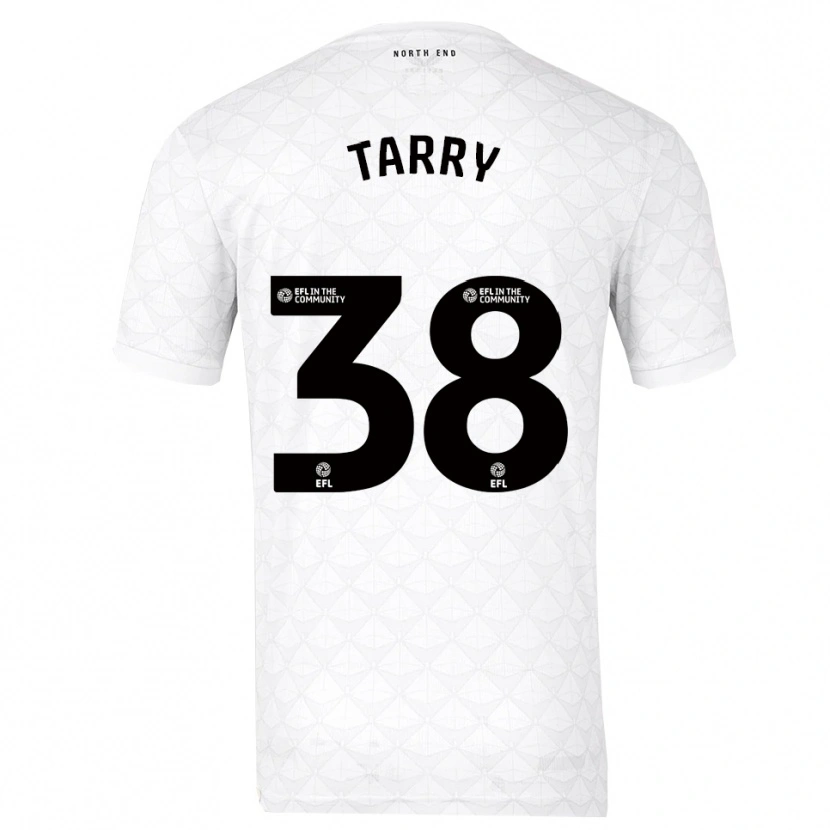 Danxen Uomo Maglia Troy Tarry #38 Bianco Rosso Kit Gara Home 2025/26 Maglietta