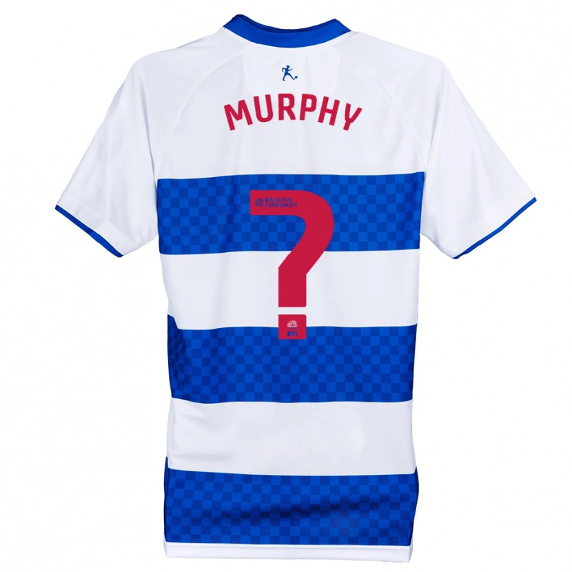 Danxen Uomo Maglia Harry Murphy #0 Blu Bianco Kit Gara Home 2025/26 Maglietta