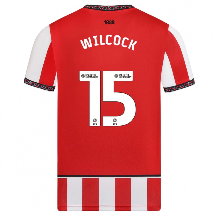 Danxen Uomo Maglia Tamara Wilcock #15 Rosso Bianco Kit Gara Home 2025/26 Maglietta