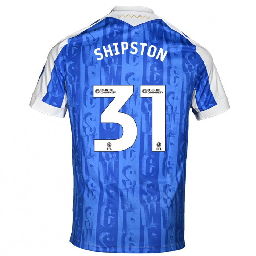 Danxen Uomo Maglia Rio Shipston #31 Blu Bianco Kit Gara Home 2025/26 Maglietta