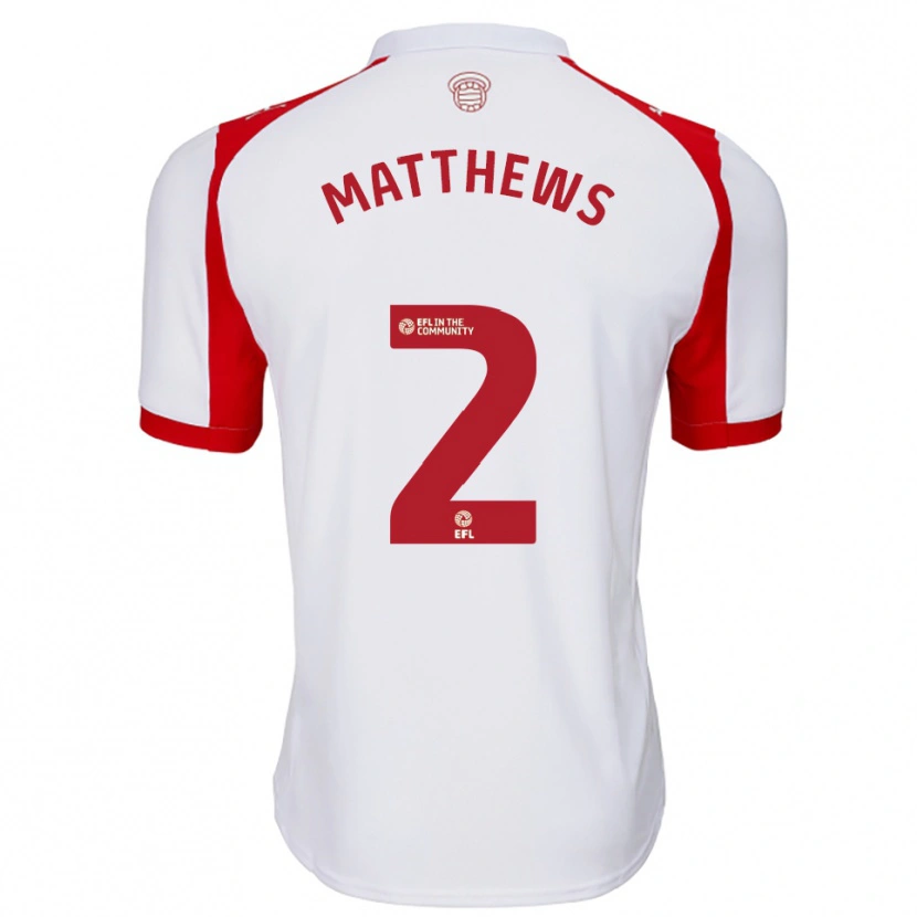 Danxen Uomo Maglia Abdulhalim Okunola #2 Bianco Rosso Kit Gara Home 2025/26 Maglietta