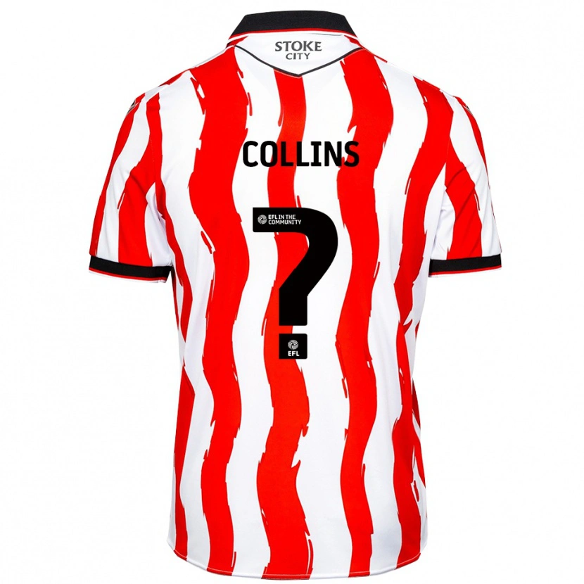 Danxen Uomo Maglia Harry Collins #0 Bianco Rosso Kit Gara Home 2025/26 Maglietta