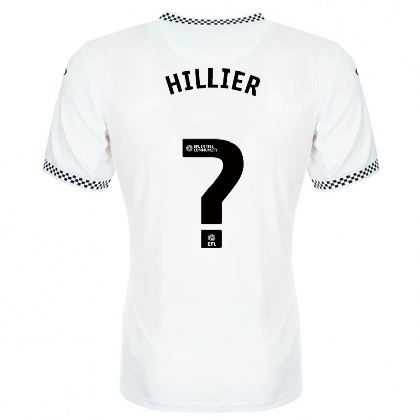 Danxen Uomo Maglia Rohan Hillier #0 Bianco Arancione Kit Gara Home 2025/26 Maglietta