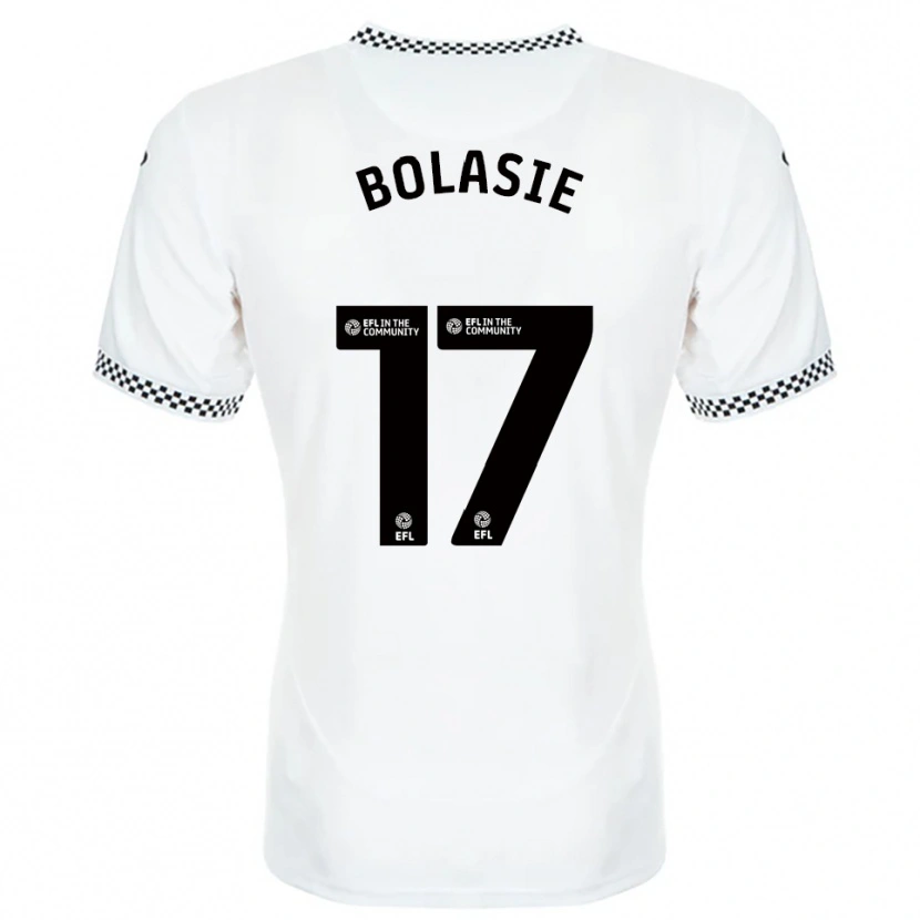Danxen Uomo Maglia Yannick Bolasie #17 Bianco Arancione Kit Gara Home 2025/26 Maglietta