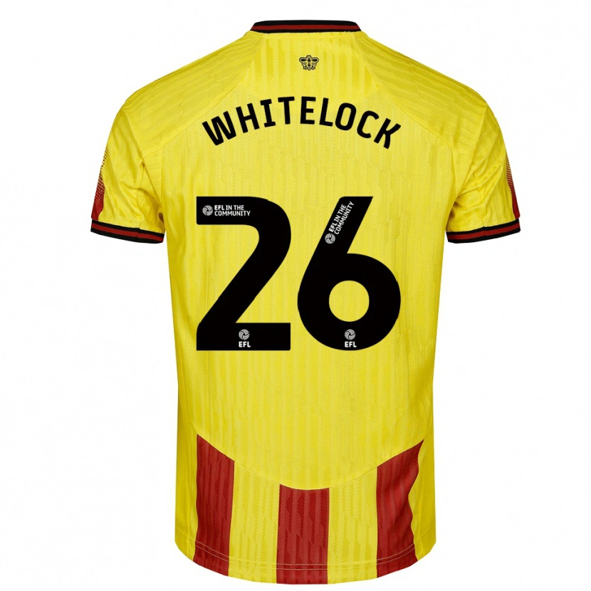 Danxen Uomo Maglia Lily Whitelock #26 Giallo Rosso Kit Gara Home 2025/26 Maglietta