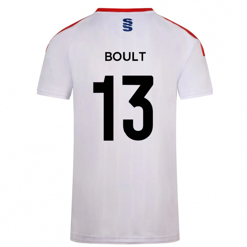 Danxen Uomo Maglia Jack Boult #13 Bianco Blu Marino Kit Gara Home 2025/26 Maglietta