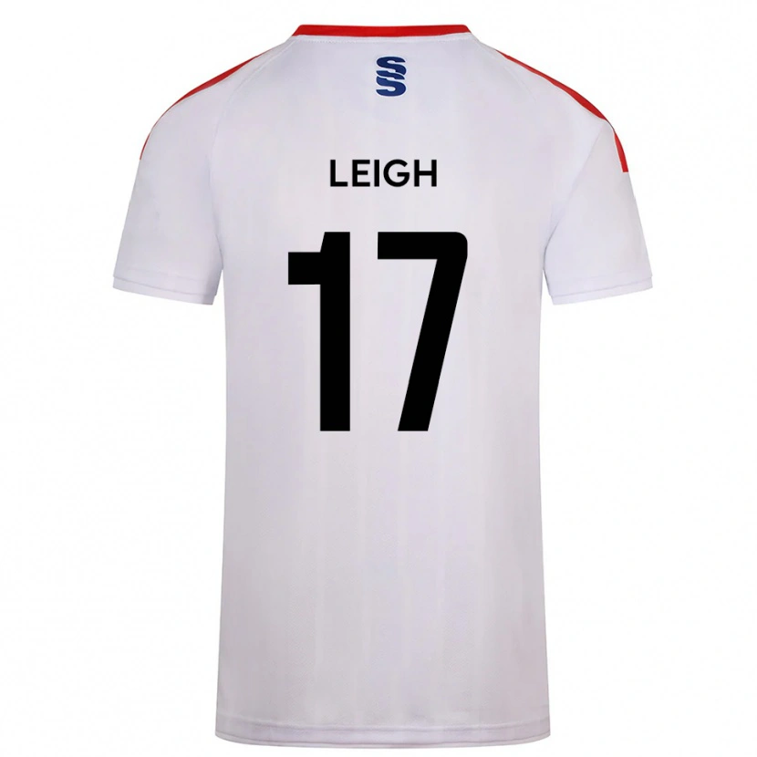 Danxen Uomo Maglia Isaac Leigh #17 Bianco Blu Marino Kit Gara Home 2025/26 Maglietta