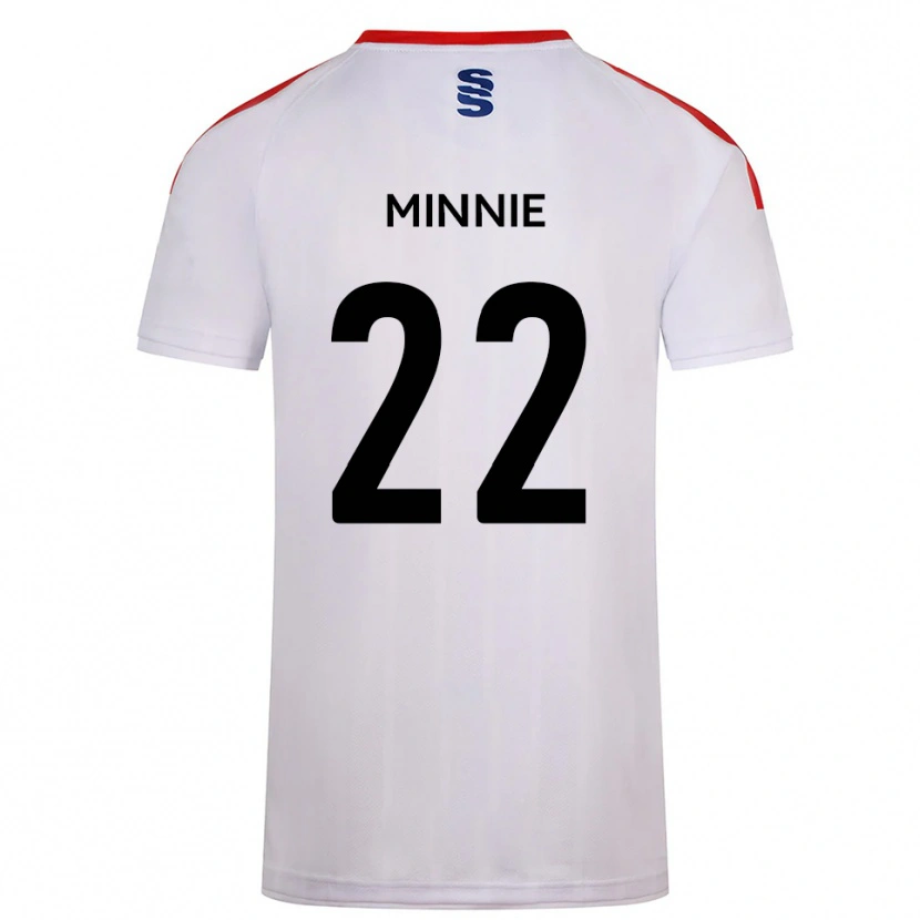 Danxen Uomo Maglia Minnie Rogers #22 Bianco Blu Marino Kit Gara Home 2025/26 Maglietta