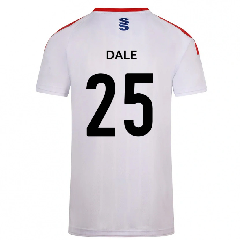 Danxen Uomo Maglia Natasha Dale #25 Bianco Blu Marino Kit Gara Home 2025/26 Maglietta