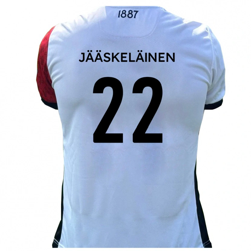 Danxen Uomo Maglia Will Jääskeläinen #22 Rosso Bianco Kit Gara Home 2025/26 Maglietta