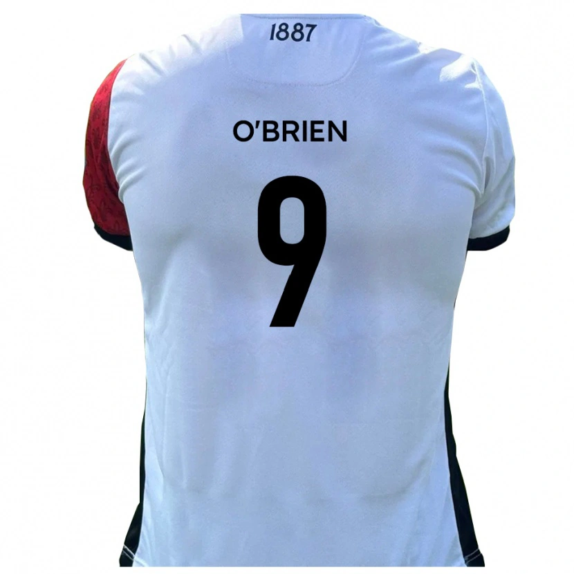 Danxen Uomo Maglia Aiden O'brien #9 Rosso Bianco Kit Gara Home 2025/26 Maglietta