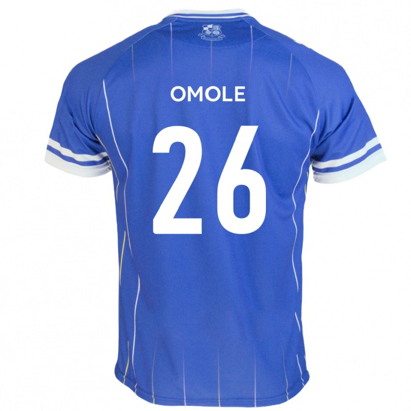 Danxen Uomo Maglia Tobi Omole #26 Blu Reale Kit Gara Home 2025/26 Maglietta