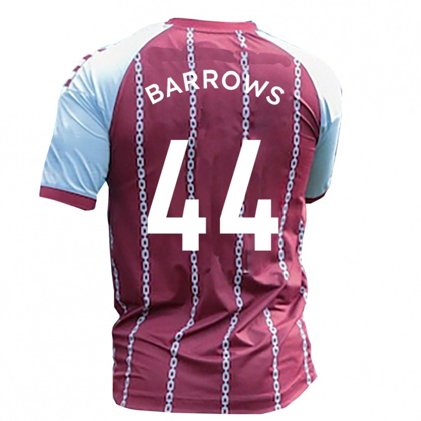 Danxen Uomo Maglia Ross Barrows #44 Azzurro Cielo Rosso Ruggine Kit Gara Home 2025/26 Maglietta