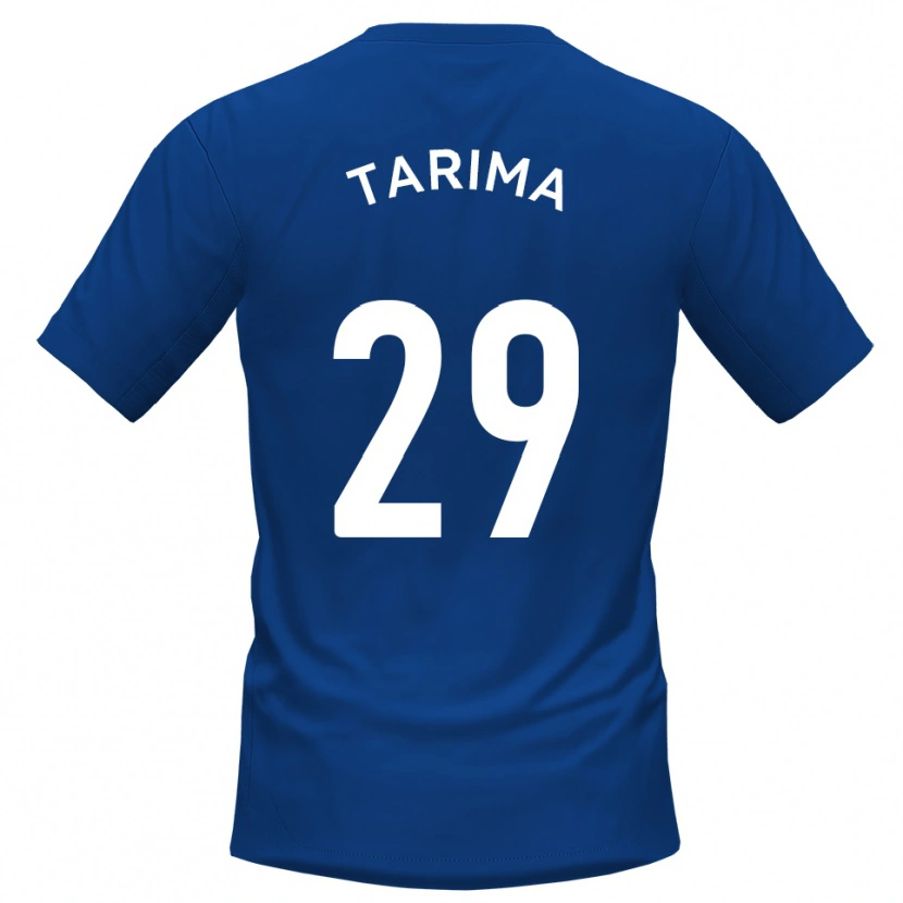 Danxen Uomo Maglia Sean Tarima #29 Blu Bianco Kit Gara Home 2025/26 Maglietta