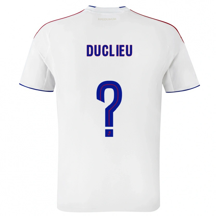 Danxen Uomo Maglia Noah Duclieu #0 Bianco Rosso Kit Gara Home 2025/26 Maglietta