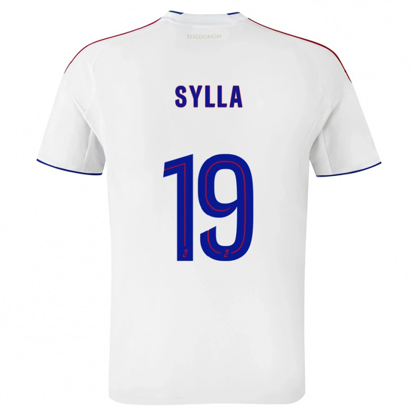 Danxen Uomo Maglia Kysha Sylla #19 Bianco Rosso Kit Gara Home 2025/26 Maglietta