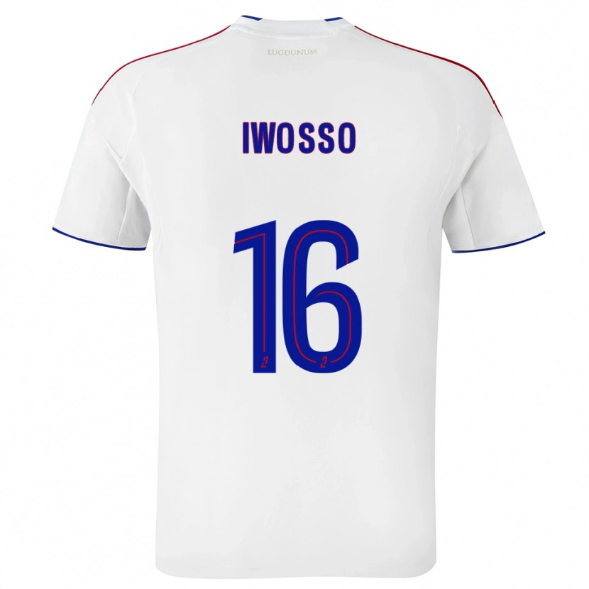 Danxen Uomo Maglia Mathis Iwosso #16 Bianco Rosso Kit Gara Home 2025/26 Maglietta