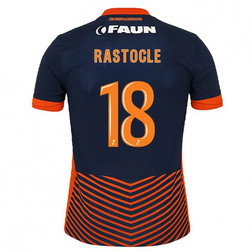 Danxen Uomo Maglia Jade Rastocle #18 Blu Mezzanotte Arancione Kit Gara Home 2025/26 Maglietta