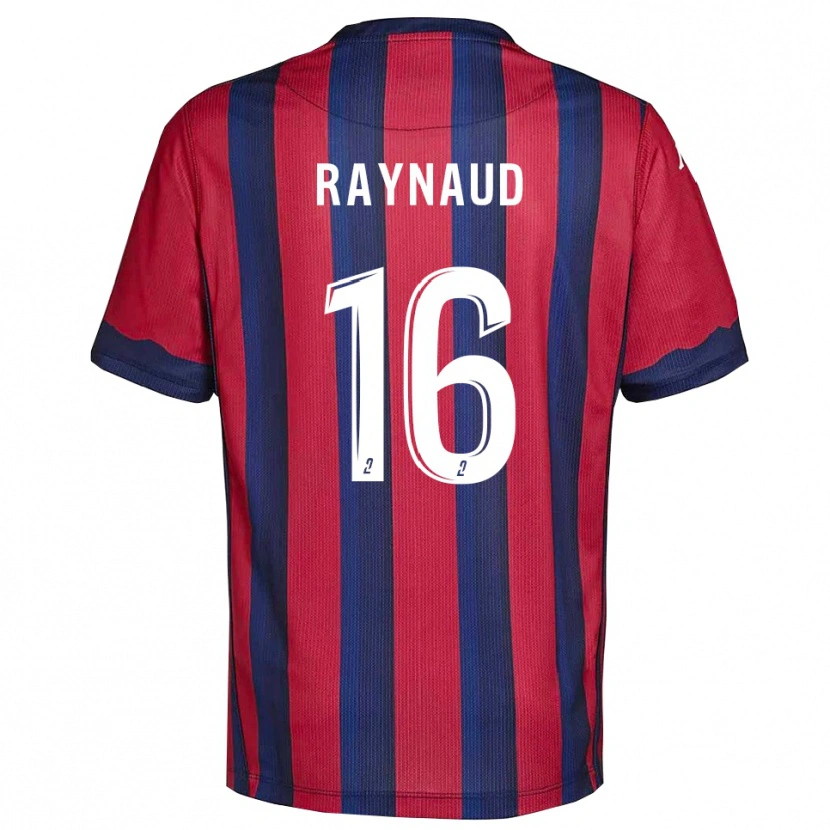 Danxen Uomo Maglia Joan Raynaud #16 Bordeaux Blu Marino Kit Gara Home 2025/26 Maglietta