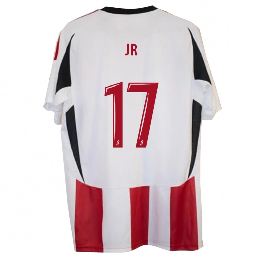 Danxen Uomo Maglia Everson Jr #17 Rosso Blu Kit Gara Home 2025/26 Maglietta
