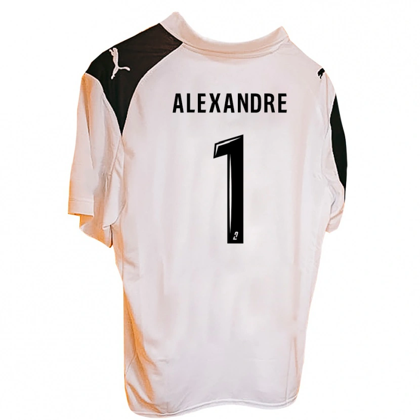 Danxen Uomo Maglia Lou Alexandre #1 Nero Bianco Kit Gara Home 2025/26 Maglietta