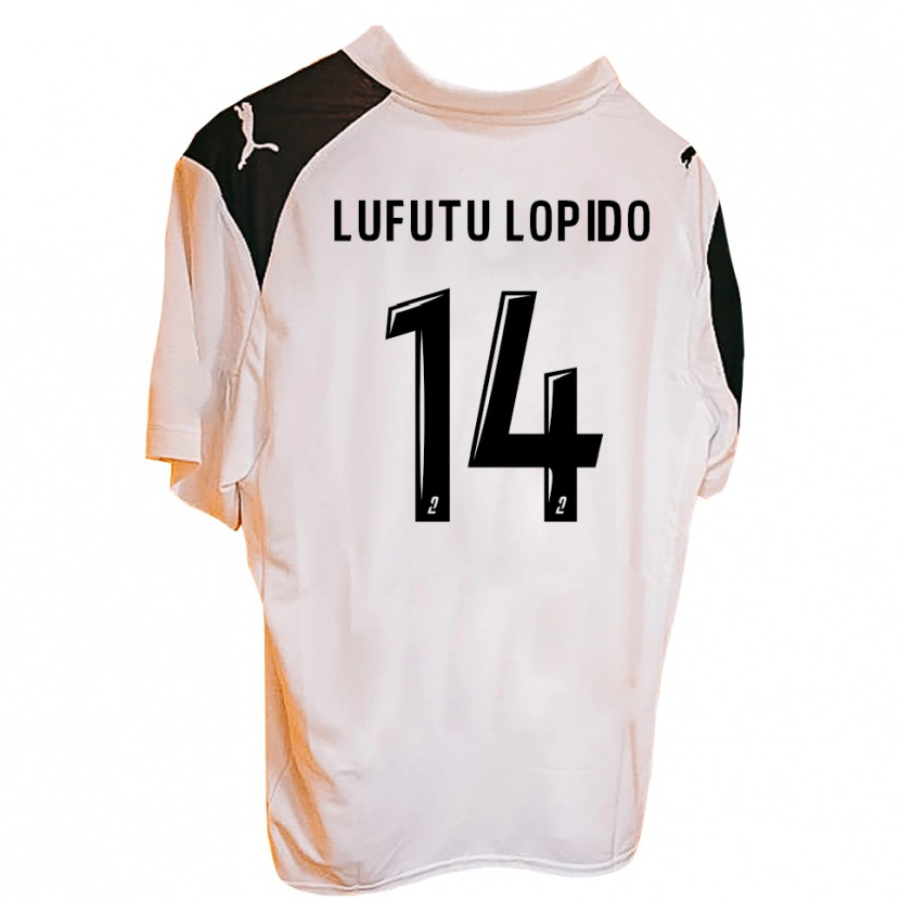 Danxen Uomo Maglia Brooklyn Lufutu Lopido #14 Nero Bianco Kit Gara Home 2025/26 Maglietta