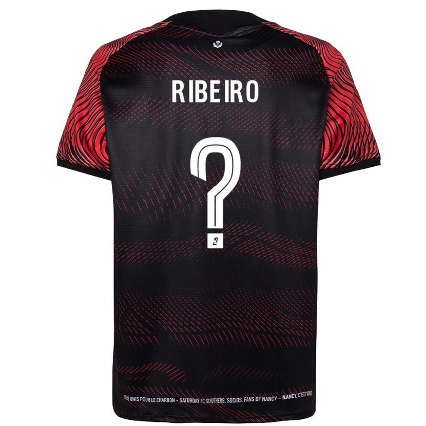 Danxen Uomo Maglia Maelle Ribeiro #0 Bianco Rosso Kit Gara Home 2025/26 Maglietta