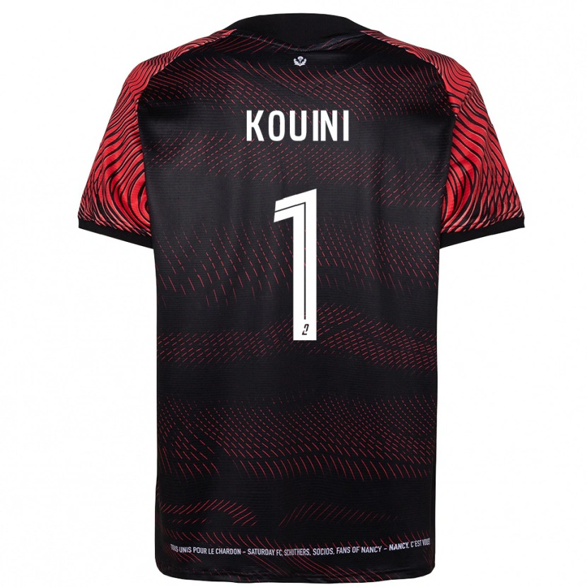 Danxen Uomo Maglia Yanis Kouini #1 Bianco Rosso Kit Gara Home 2025/26 Maglietta