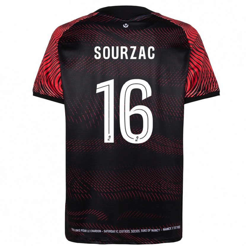 Danxen Uomo Maglia Martin Sourzac #16 Bianco Rosso Kit Gara Home 2025/26 Maglietta