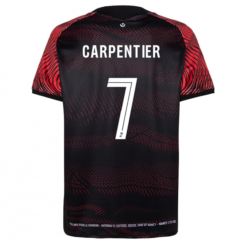 Danxen Uomo Maglia Quentin Carpentier #7 Bianco Rosso Kit Gara Home 2025/26 Maglietta