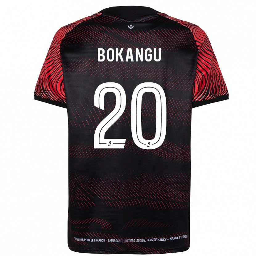 Danxen Uomo Maglia Brandon Bokangu #20 Bianco Rosso Kit Gara Home 2025/26 Maglietta