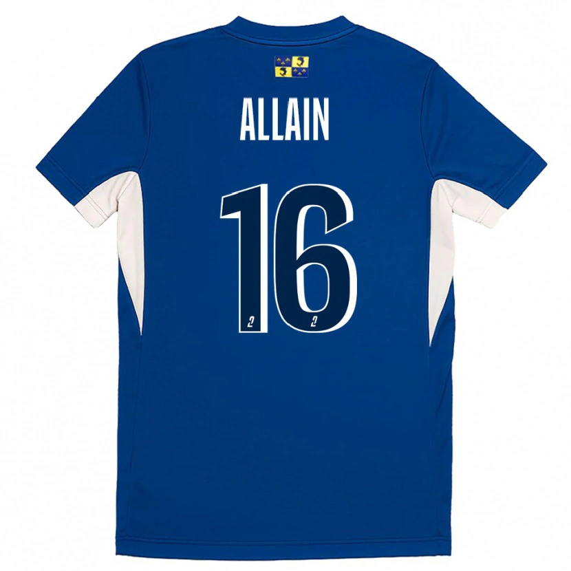 Danxen Uomo Maglia Bobby Allain #16 Blu Blu Marino Kit Gara Home 2025/26 Maglietta