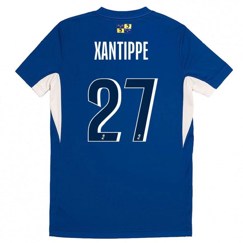 Danxen Uomo Maglia Matthéo Xantippe #27 Blu Blu Marino Kit Gara Home 2025/26 Maglietta