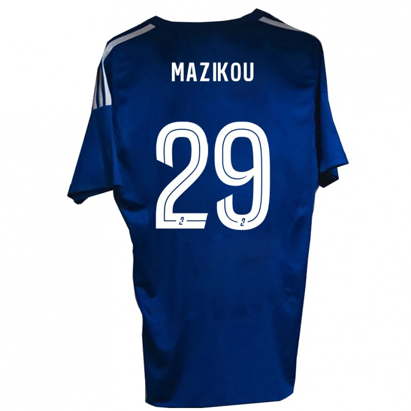 Danxen Uomo Maglia Steevy Mazikou #29 Blu Bianco Kit Gara Home 2025/26 Maglietta